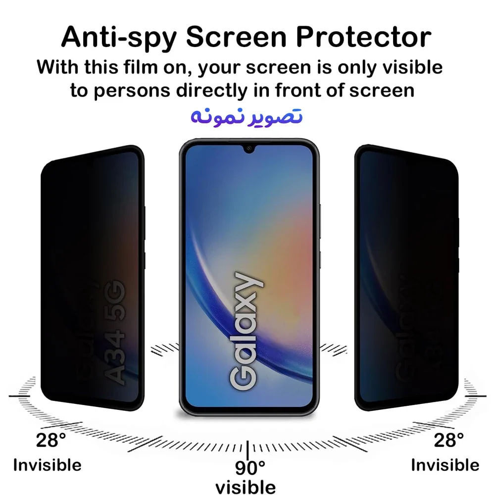 گلس حریم شخصی Galaxy A12 مارک Monkey