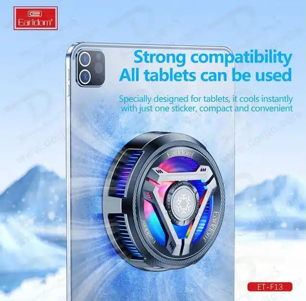 خرید فن خنک کننده رادیاتوری تبلت برند Earldom مدل ET-F13