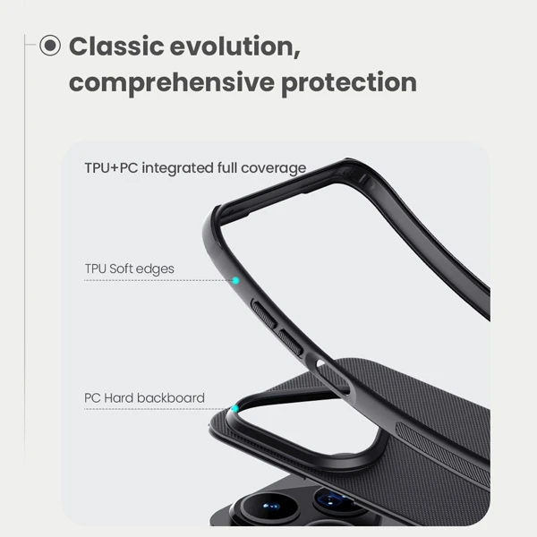 خرید قاب ضد ضربه Huawei Pura 80 مارک نیلکین مدل Super Frosted Shield Pro