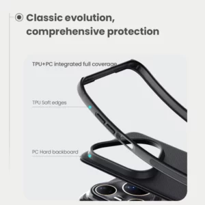 خرید قاب ضد ضربه مگنتی Huawei Pura 80 Ultra مارک نیلکین مدل Super Frosted Shield Pro Magnetic