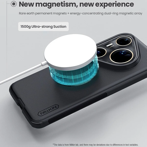 خرید قاب ضد ضربه مگنتی Huawei Pura 80 Ultra مارک نیلکین مدل Super Frosted Shield Pro Magnetic