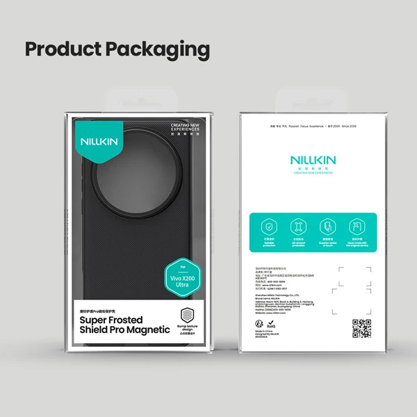 خرید قاب ضد ضربه مگنتی Vivo X200 Ultra مارک نیلکین مدل Super Frosted Shield Pro Magnetic