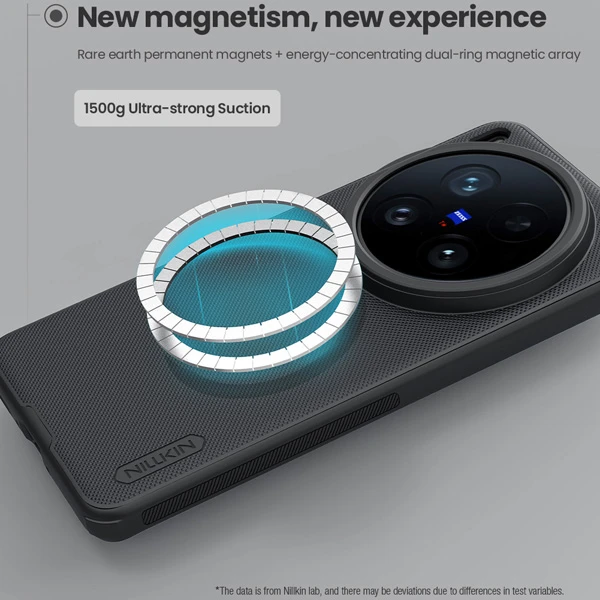 خرید قاب ضد ضربه مگنتی Vivo X200 Ultra مارک نیلکین مدل Super Frosted Shield Pro Magnetic