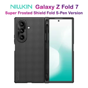 قاب ضد ضربه قلم دار Samsung Galaxy Z Fold 7 مارک نیلکین مدل Super Frosted Shield Fold