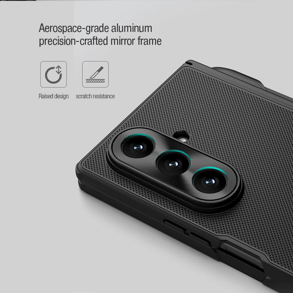 خرید قاب قلم دار Samsung Galaxy Z Fold 7 مارک نیلکین مدل Super Frosted Shield Fold