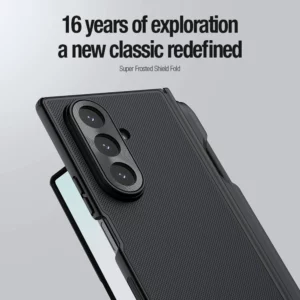 خرید قاب ضد ضربه قلم دار Samsung Galaxy Z Fold 7 مارک نیلکین مدل Super Frosted Shield Fold