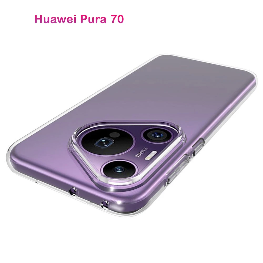 خرید قاب ژله ای شفاف Huawei Pura 70