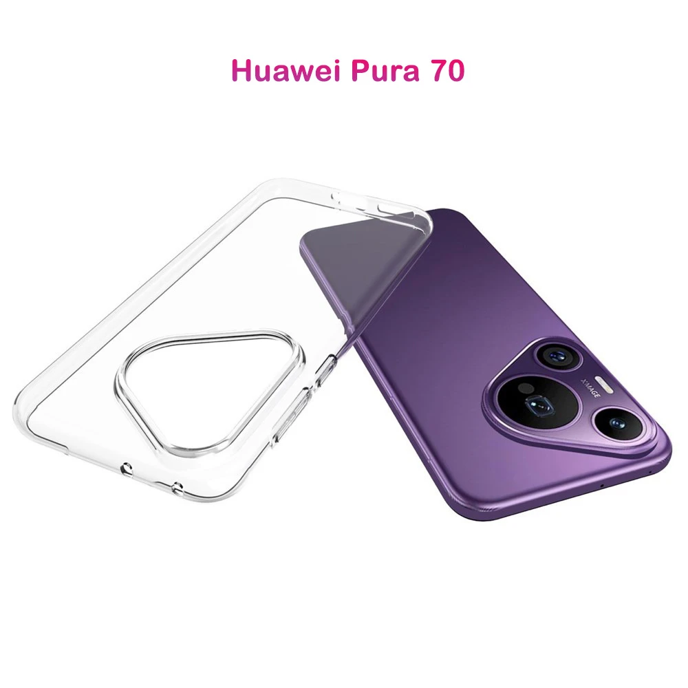خرید قاب ژله ای شفاف Huawei Pura 70 خرید قاب ژله ای شفاف Huawei Pura 70