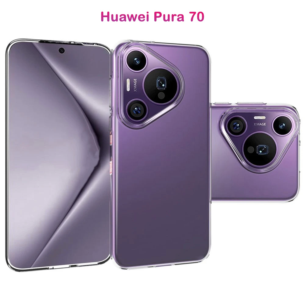 خرید قاب ژله ای شفاف Huawei Pura 70 خرید قاب ژله ای شفاف Huawei Pura 70
