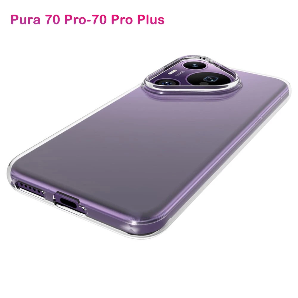 خرید قاب ژله ای شفاف Huawei Pura 70 Pro