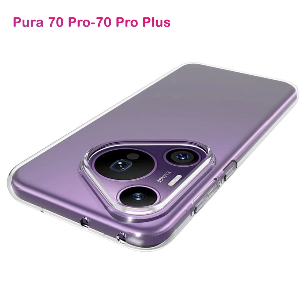 خرید قاب ژله ای شفاف Huawei Pura 70 Pro Plus