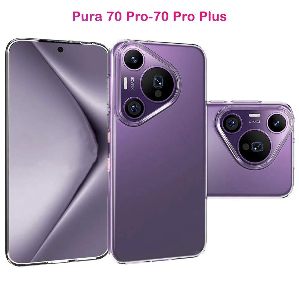 خرید قاب ژله ای شفاف Huawei Pura 70 Pro Plus
