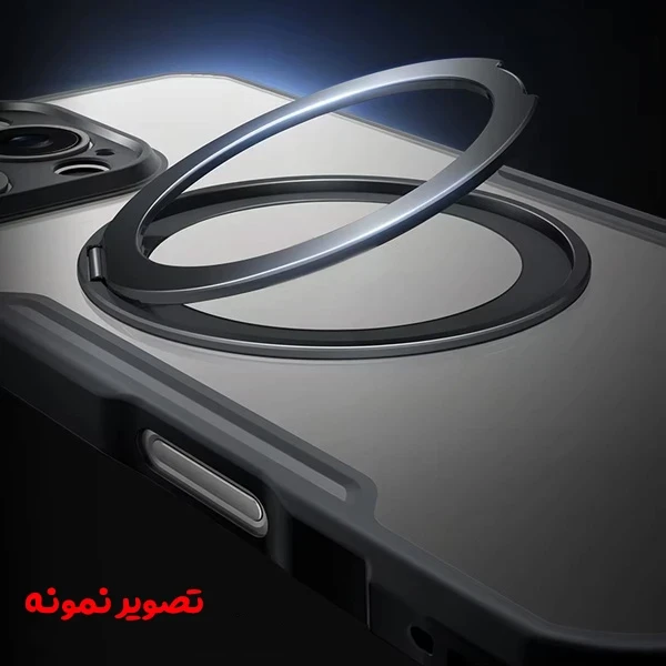 خرید قاب شفاف رینگ استند 360 درجه مگ سیف Xiaomi 15 Ultra مارک XUNDD سری Beatle Rotatable