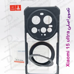 خرید قاب شفاف رینگ استند 360 درجه مگ سیف Xiaomi 15 Ultra مارک XUNDD سری Beatle Rotatable