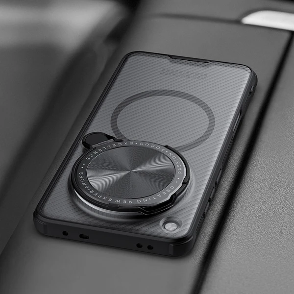 خرید گارد مگنتی نیمه شفاف کمرا استند Oppo Find X8 Ultra مارک نیلکین مدل Camshield Prop Clear