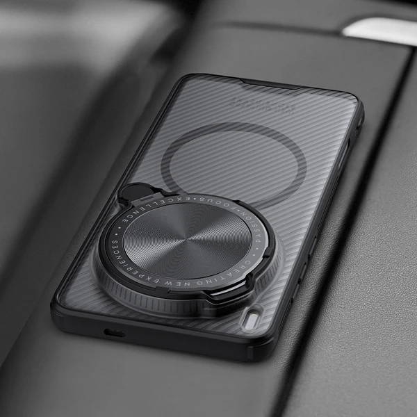 خرید گارد مگنتی نیمه شفاف کمرا استند Vivo X200 Ultra مارک نیلکین مدل Camshield Prop Clear