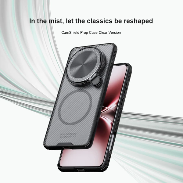 خرید گارد مگنتی نیمه شفاف کمرا استند Vivo X200 Ultra مارک نیلکین مدل Camshield Prop Clear