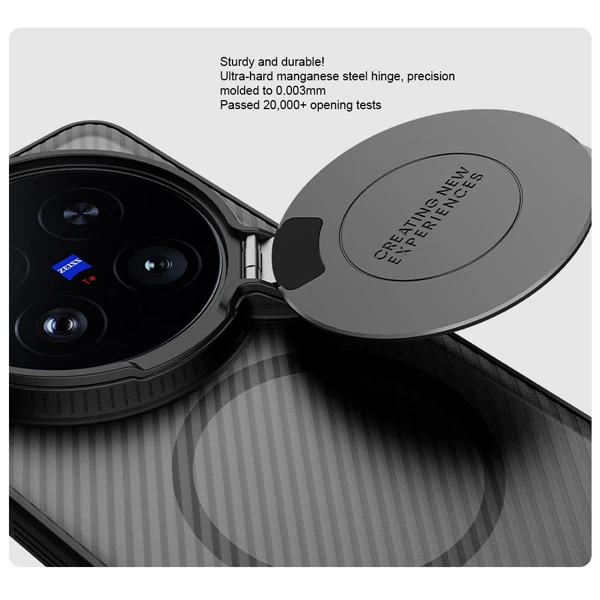 خرید گارد مگنتی نیمه شفاف کمرا استند Vivo X200 Ultra مارک نیلکین مدل Camshield Prop Clear