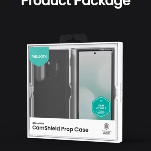 خرید گارد مگنتی کمرا استند شیشه‌ای قلم دار Samsung Galaxy Z Fold 7 مارک نیلکین مدل Camshield Prop