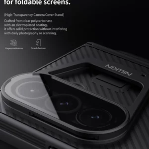 خرید گارد مگنتی کمرا استند شیشه‌ای قلم دار Samsung Galaxy Z Fold 7 مارک نیلکین مدل Camshield Prop