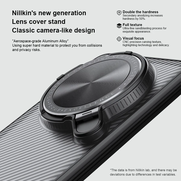 خرید گارد نیمه شفاف کمرا استند Vivo X200 Ultra مارک نیلکین مدل Camshield Prop Clear