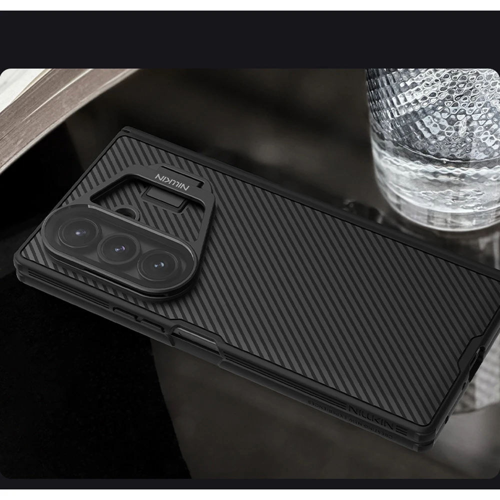 گارد کمرا استند شفاف Samsung Galaxy Z Fold 7 مارک نیلکین مدل Camshield Prop