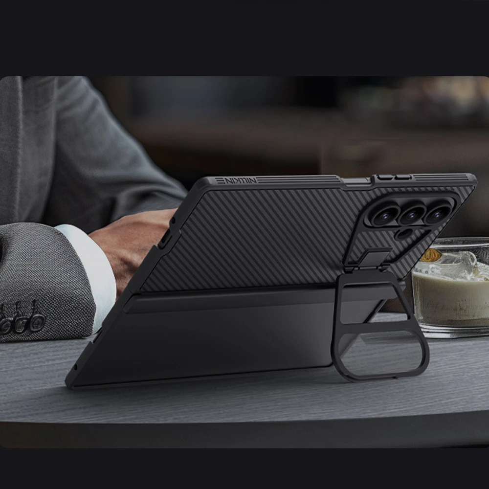 خرید گارد کمرا استند شفاف Samsung Galaxy Z Fold 7 مارک نیلکین مدل Camshield Prop