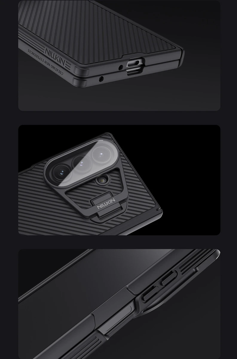 خرید گارد کمرا استند شفاف Samsung Galaxy Z Fold 7 مارک نیلکین مدل Camshield Prop