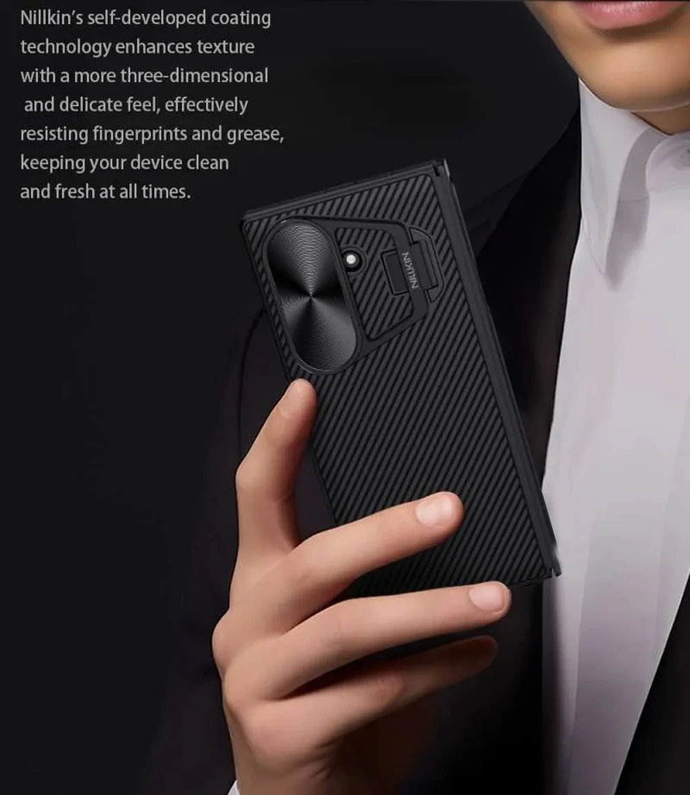 خرید گارد کمرا استند فلزی Samsung Galaxy Z Fold 7 مارک نیلکین مدل Camshield Prop