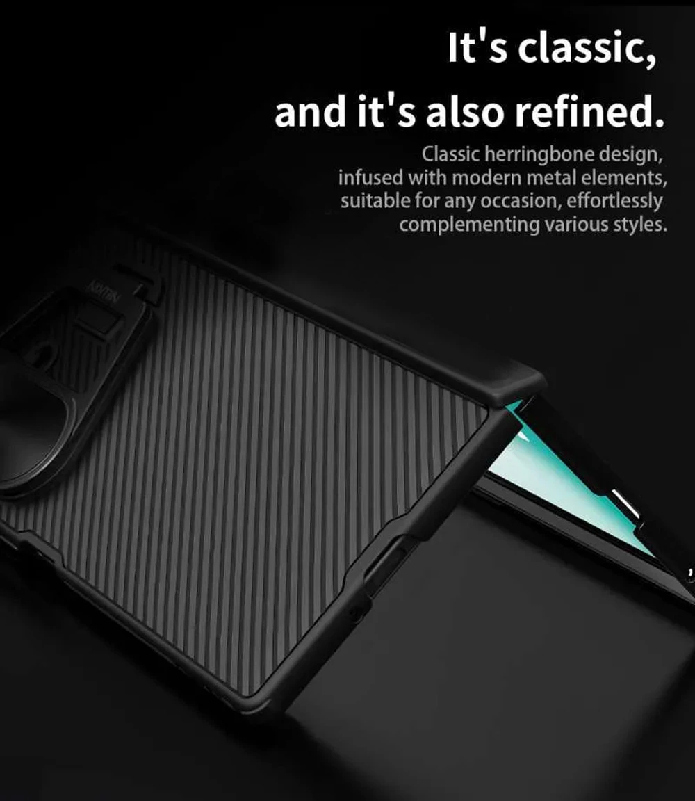 خرید گارد کمرا استند فلزی Samsung Galaxy Z Fold 7 مارک نیلکین مدل Camshield Prop