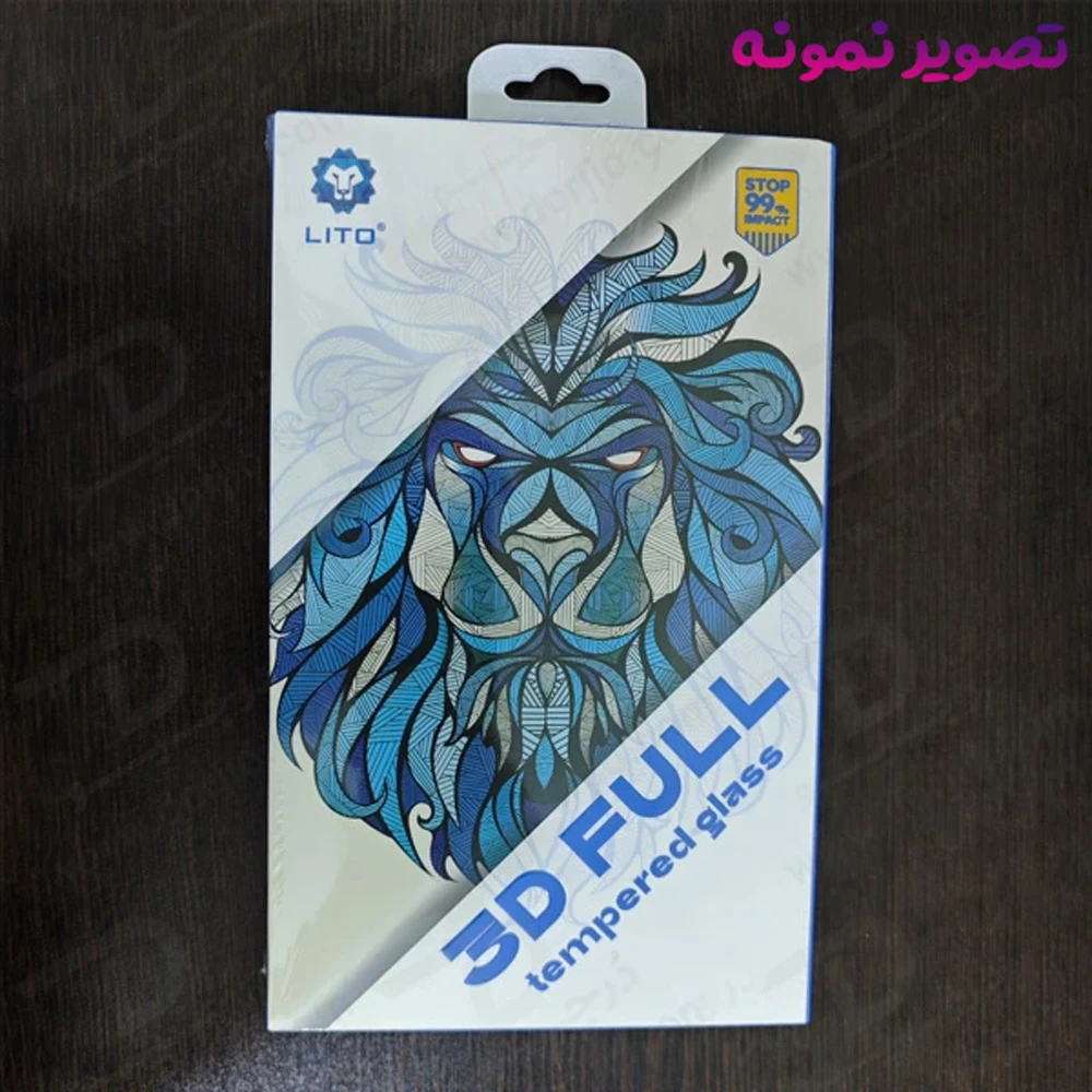 خرید گلس شیشه ای 3D Full گوشی Samsung Galaxy S22 Ultra مارک LITO