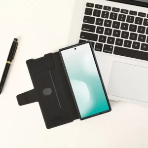 خرید فلیپ کاور چرمی نیلکین Samsung Galaxy Z Fold 7 مدل Aoge Leather Case