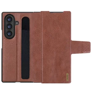 خرید فلیپ کاور چرمی نیلکین Samsung Galaxy Z Fold 7 مدل Aoge Leather Case