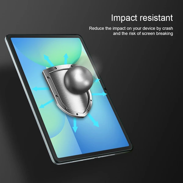 خرید گلس شیشه ای نیلکین Samsung Galaxy Tab S10 FE Plus مارک نیلکین مدل H+ Anti-explosion