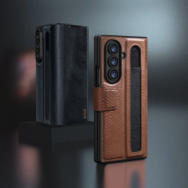 خرید فلیپ کاور چرمی نیلکین Samsung Galaxy Z Fold 7 مدل Aoge Leather Case خرید فلیپ کاور چرمی نیلکین Samsung Galaxy Z Fold 7 مدل Aoge Leather Case