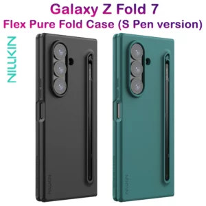 قاب سیلیکونی با قلم هوشمند Samsung Galaxy Z Fold 7 مارک نیلکین مدل Flex Pure Fold