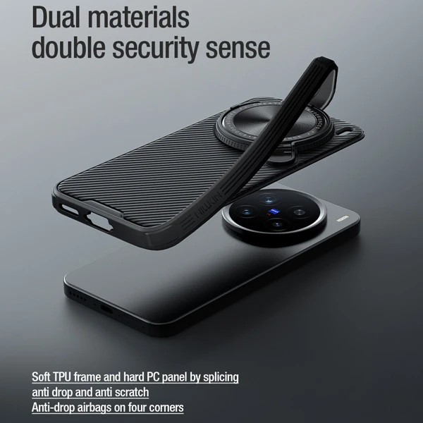 خرید قاب ضد ضربه کمرا استند Vivo X200 Pro Mini مارک نیلکین مدل Camshield Prop