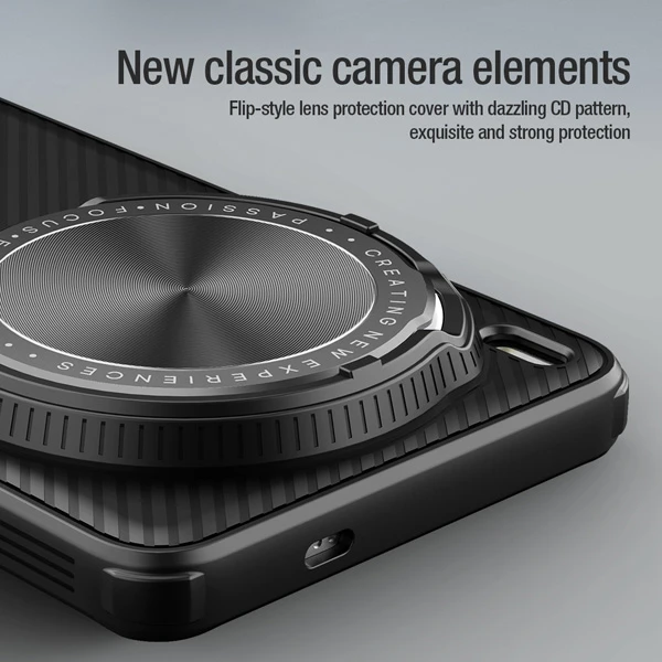 خرید قاب ضد ضربه کمرا استند Vivo X200 Ultra مارک نیلکین مدل Camshield Prop