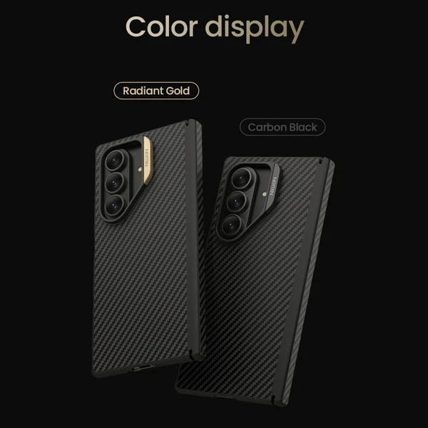 خرید قاب مگنتی فیبری Samsung Galaxy Z Fold 7 مارک نیلکین مدل Synthetic Fiber Pro