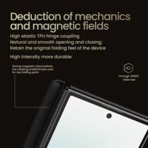 خرید قاب مگنتی فیبری Samsung Galaxy Z Fold 7 مارک نیلکین مدل Synthetic Fiber Pro