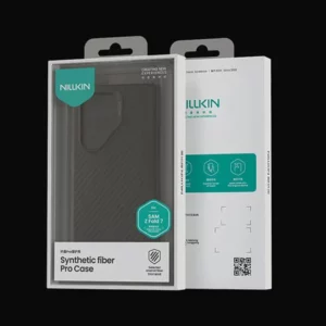 خرید قاب مگنتی فیبری با اسلات قلم Samsung Galaxy Z Fold 7 مارک نیلکین مدل Synthetic Fiber Pro