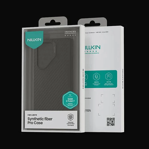 خرید قاب مگنتی فیبری با اسلات قلم Samsung Galaxy Z Fold 7 مارک نیلکین مدل Synthetic Fiber Pro خرید قاب مگنتی فیبری با اسلات قلم Samsung Galaxy Z Fold 7 مارک نیلکین مدل Synthetic Fiber Pro