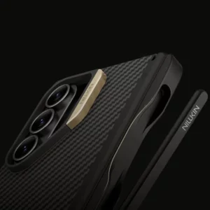 خرید قاب مگنتی فیبری با اسلات قلم Samsung Galaxy Z Fold 7 مارک نیلکین مدل Synthetic Fiber Pro