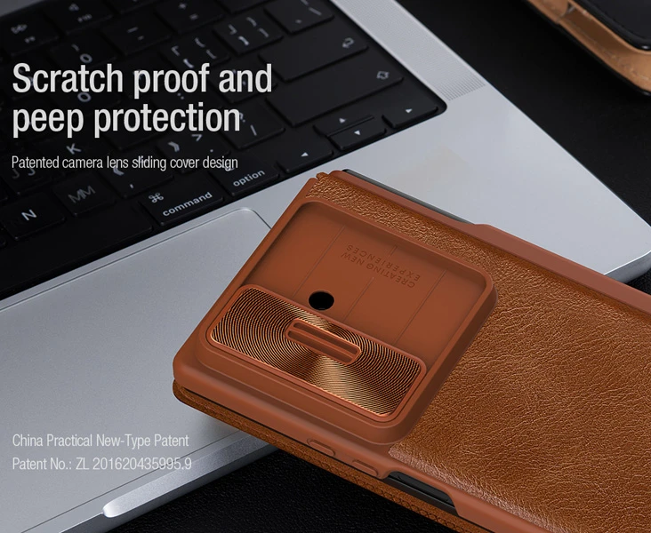 خرید کیف چرمی محافظ دوربین دار و اسلات قلم Samsung Galaxy Z Fold 7 مارک نیلکین مدل Qin Pro خرید کیف چرمی محافظ دوربین دار و اسلات قلم Samsung Galaxy Z Fold 7 مارک نیلکین مدل Qin Pro