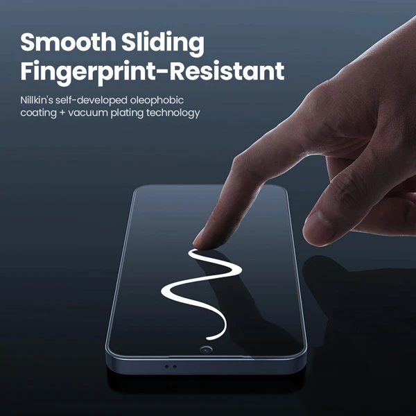 خرید گلس حریم شخصی با ابزار مخصوص نصب Samsung Galaxy S25 Edge مارک نیلکین مدل Guardian