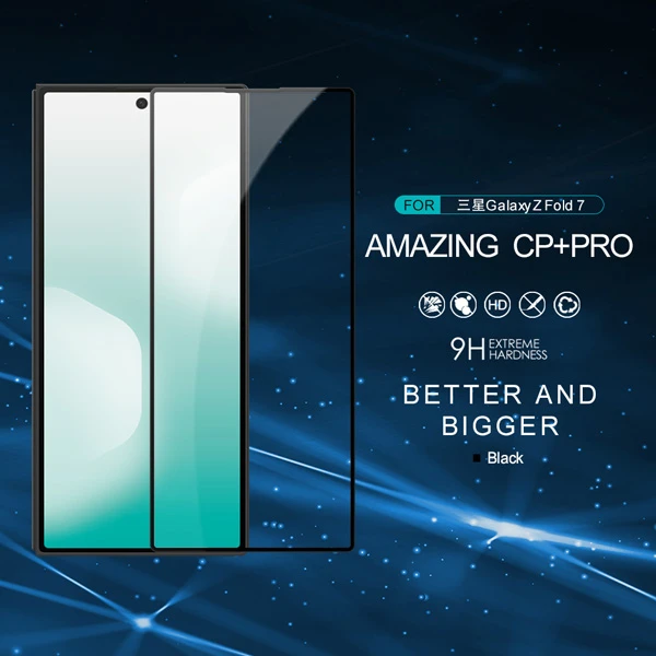 خرید گلس شیشه ای Samsung Galaxy Z Fold 7 مارک نیلکین مدل CP+PRO برای صفحه نمایش بیرونی خرید گلس شیشه ای Samsung Galaxy Z Fold 7 مارک نیلکین مدل CP+PRO برای صفحه نمایش بیرونی