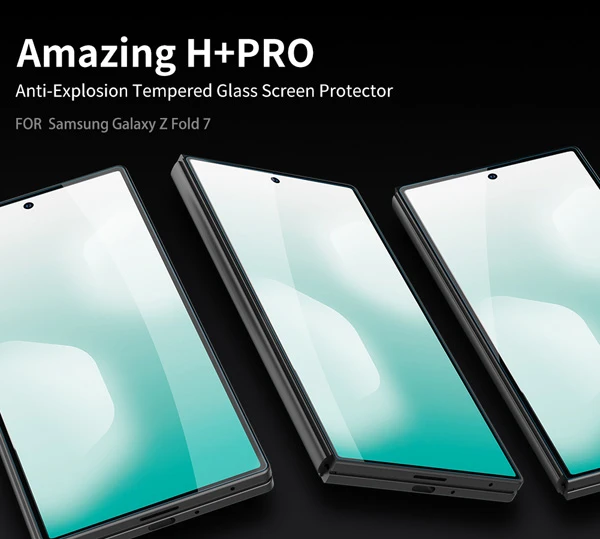 خرید گلس شیشه ای Samsung Galaxy Z Fold 7 مارک نیلکین مدل H+Pro برای صفحه نمایش بیرونی خرید گلس شیشه ای Samsung Galaxy Z Fold 7 مارک نیلکین مدل H+Pro برای صفحه نمایش بیرونی