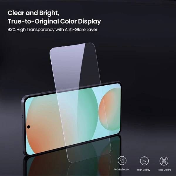 خرید گلس شیشه ای با ابزار نصب Samsung Galaxy S25 Edge مارک نیلکین مدل H+Pro