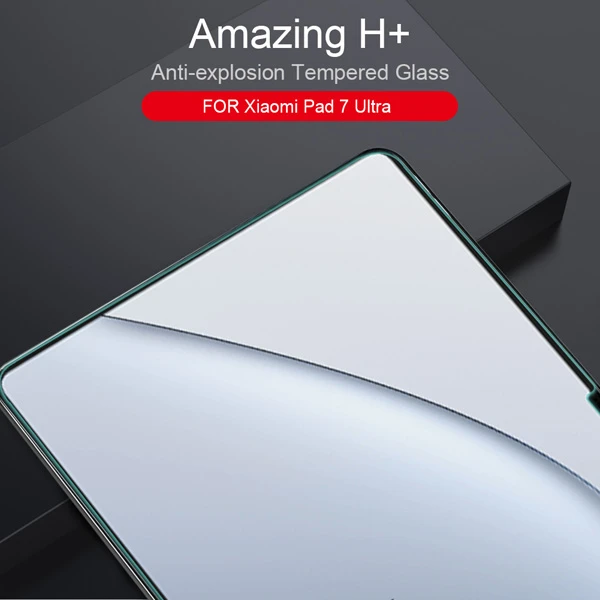 خرید گلس شیشه ای نیلکین Xiaomi pad 7 Ultra مارک نیلکین مدل H+ Anti-explosion