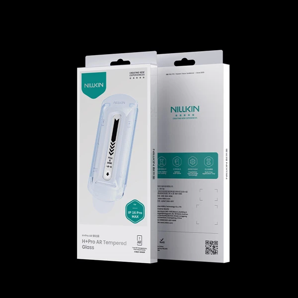 خرید گلس ضد بازتاب نور با ابزار نصب iPhone 16 Pro مارک نیلکین مدل H+Pro AR